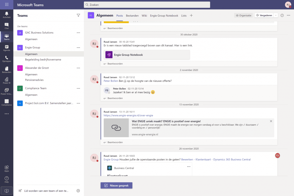 microsoft teams accountancy