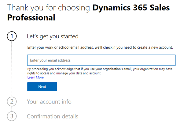 gratis dynamics 365 professional